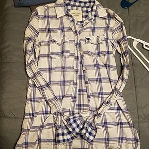 Abercrombie and Fitch Plaid long sleeve